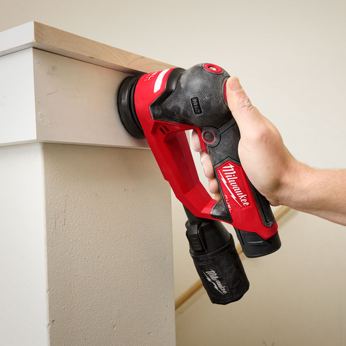 Milwaukee M12 M12FSDR75-0 FUEL 75mm Random Orbit Sander with Free Bag